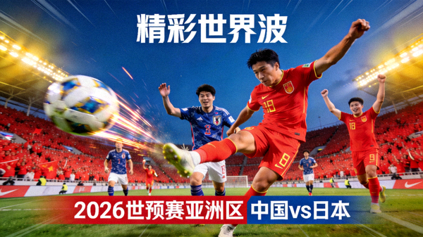 2026年世界杯预选赛亚洲区中国对阵日本比赛中的精彩世界波进球视频缩略图
